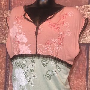 Old Navy Perfect Fit Sheer Size XL Shirt Top